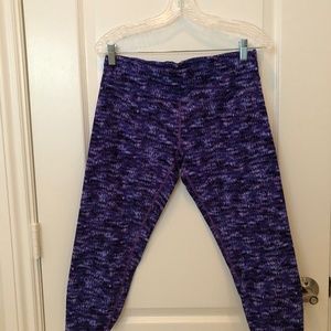 Calvin Klein Leggings Cropped Purple Size Large (… - image 1